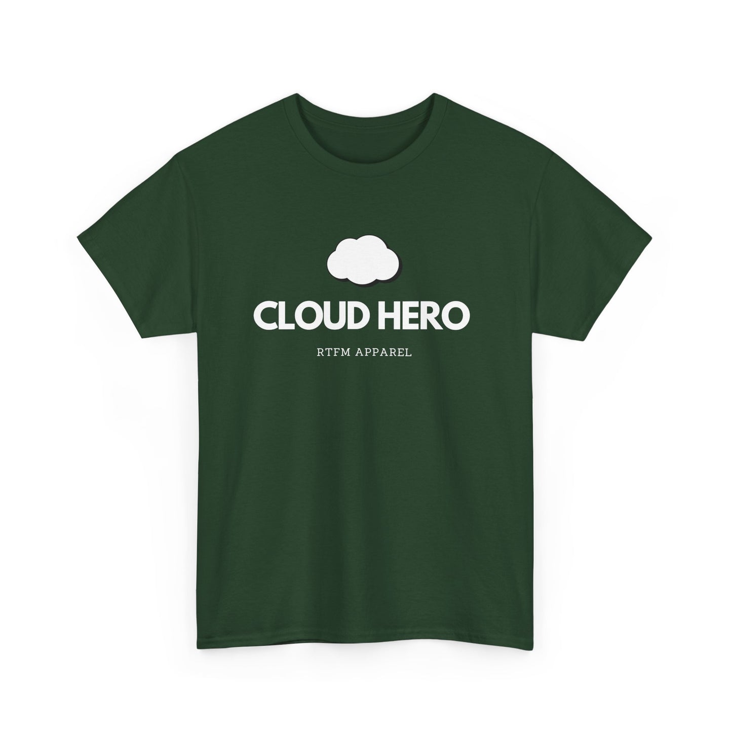 Cloud Hero RTFM Apparel - Funny Sysadmin, Cloud Engineer Humor Gift T-Shirt 2025