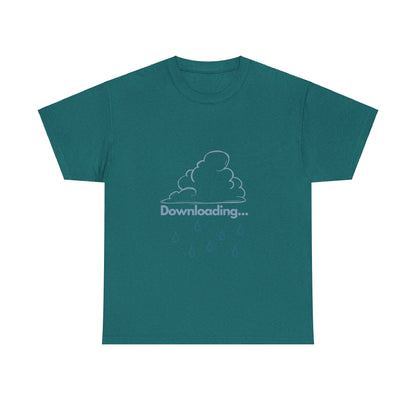 Downloading Cloud Raindrops - Tech Geek Humor