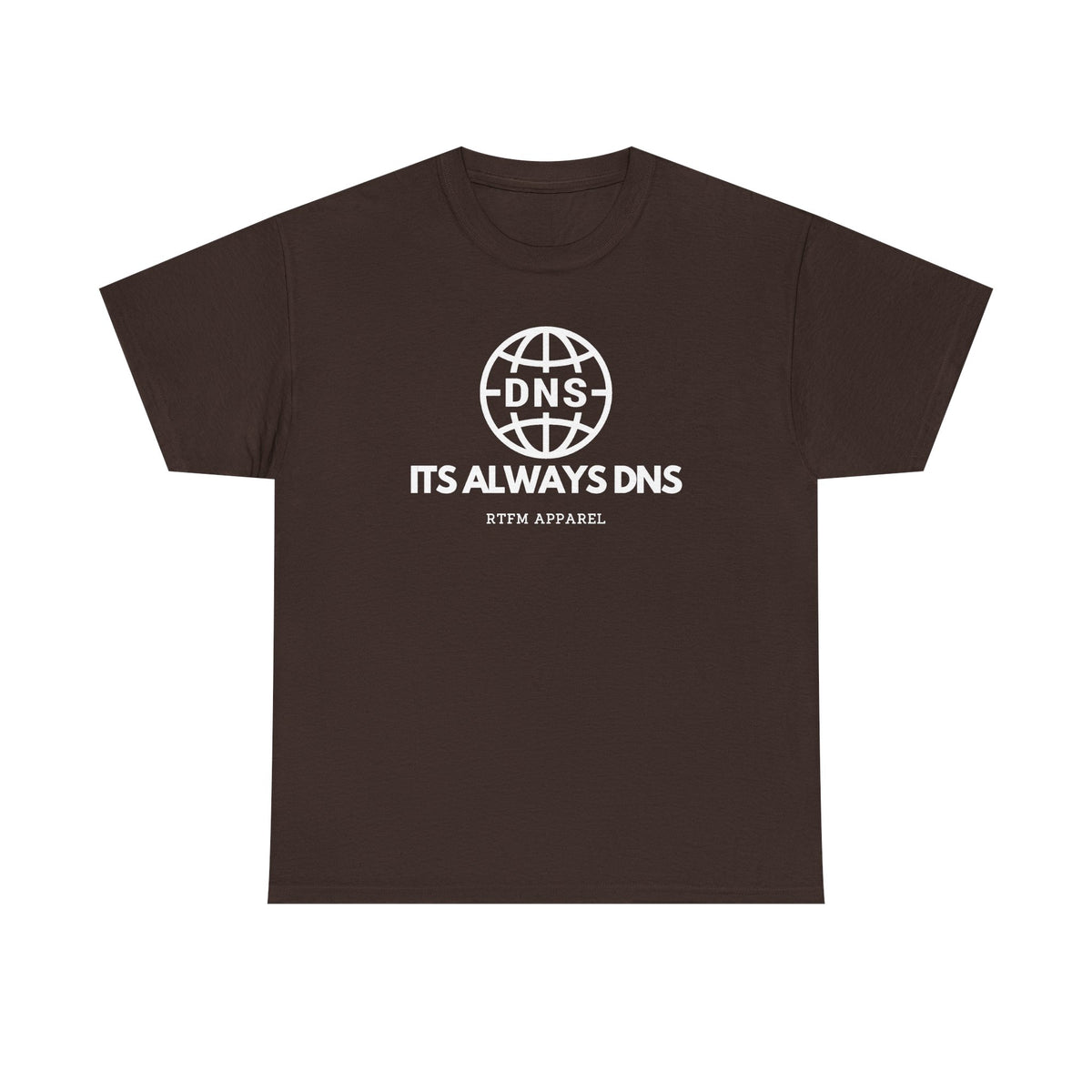 It's Always DNS Globe — Network Engineer Tee