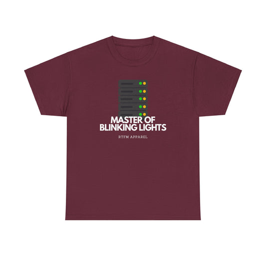 Master Of Blinking Lights - Sysadmin, IT, DevOps, Server Rack Funny