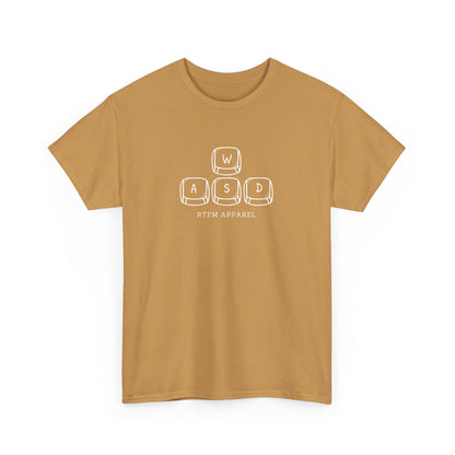 Funny WASD Gaming Keyboard RTFM Apparel T-Shirt For Tech Geeks