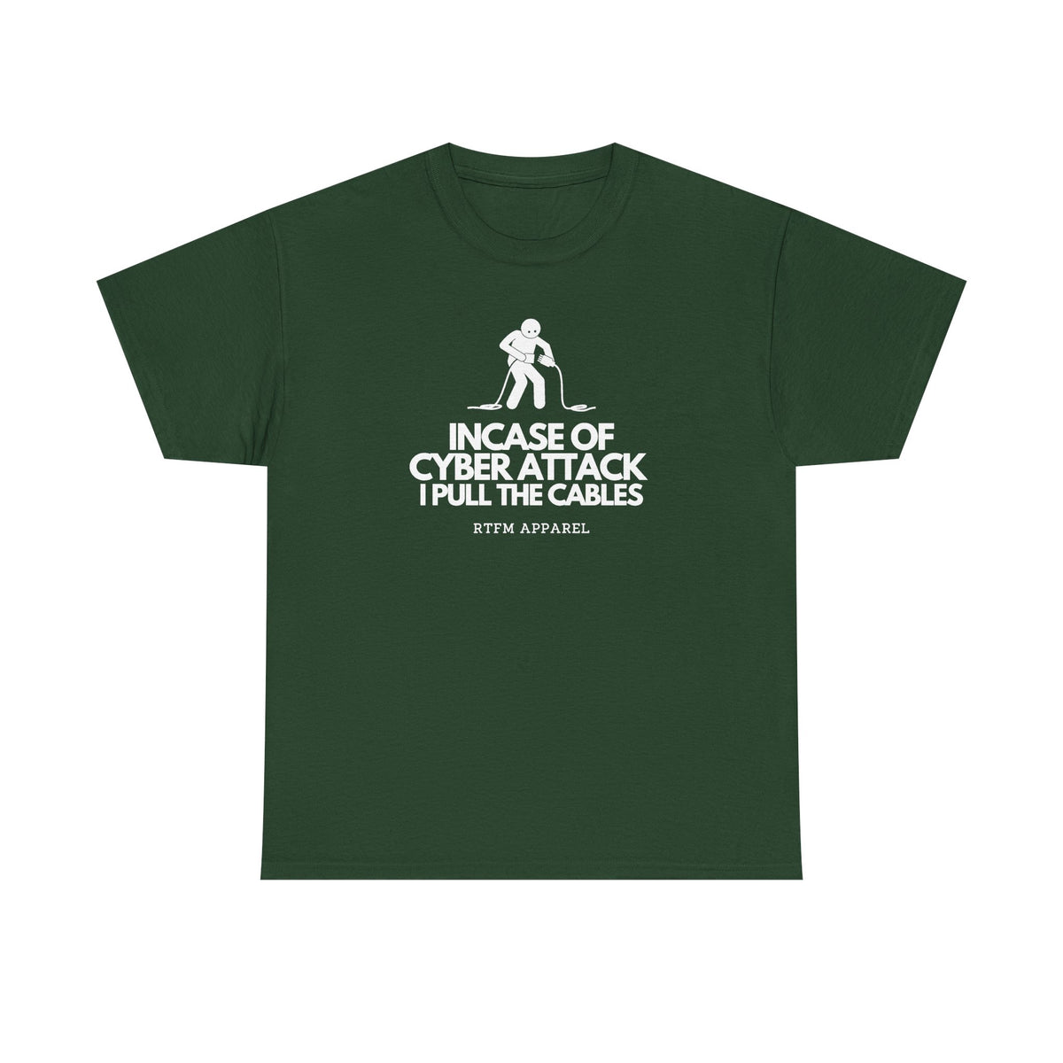 In Case Of Cyber Attack — Sysadmin Tee