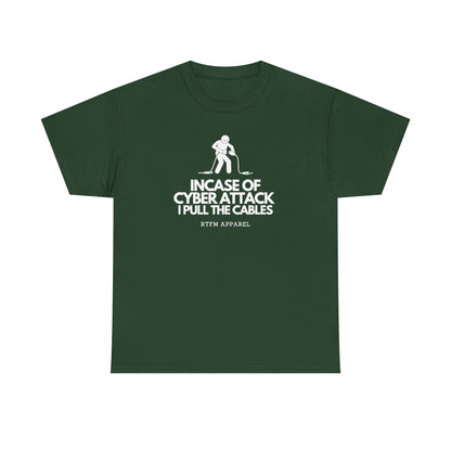 In Case Of Cyber Attack — Sysadmin Tee