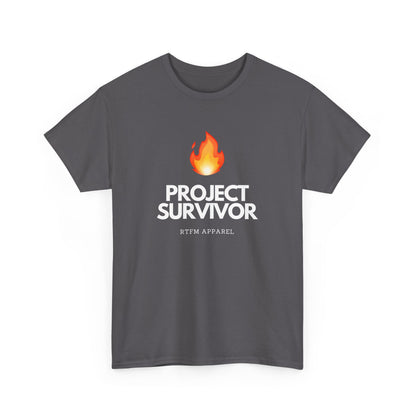 Project Survivor RTFM Apparel Flame Design - Tech, IT, Cybersecurity Engineer Humor 2025