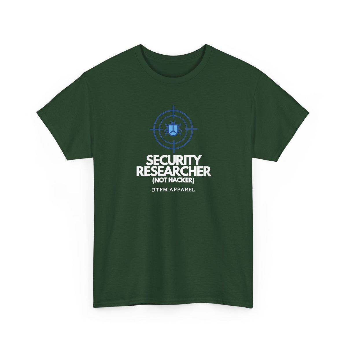 Security Researcher Not Hacker — Cybersecurity Tee