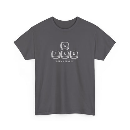 Funny WASD Gaming Keyboard RTFM Apparel T-Shirt For Tech Geeks