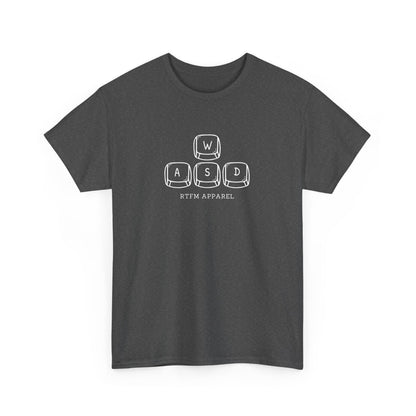 Funny WASD Gaming Keyboard RTFM Apparel T-Shirt For Tech Geeks