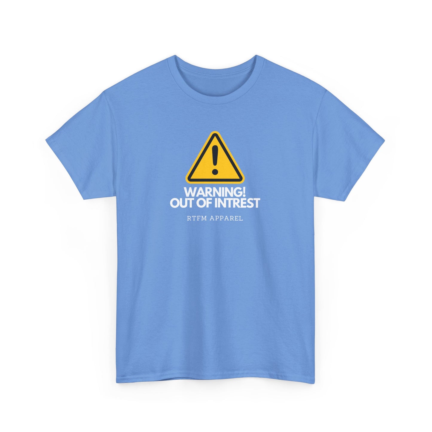 Warning Out Of Interest Funny Tech Humor IT Geek Tshirt For Developers
