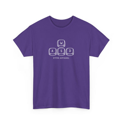 Funny WASD Gaming Keyboard RTFM Apparel T-Shirt For Tech Geeks