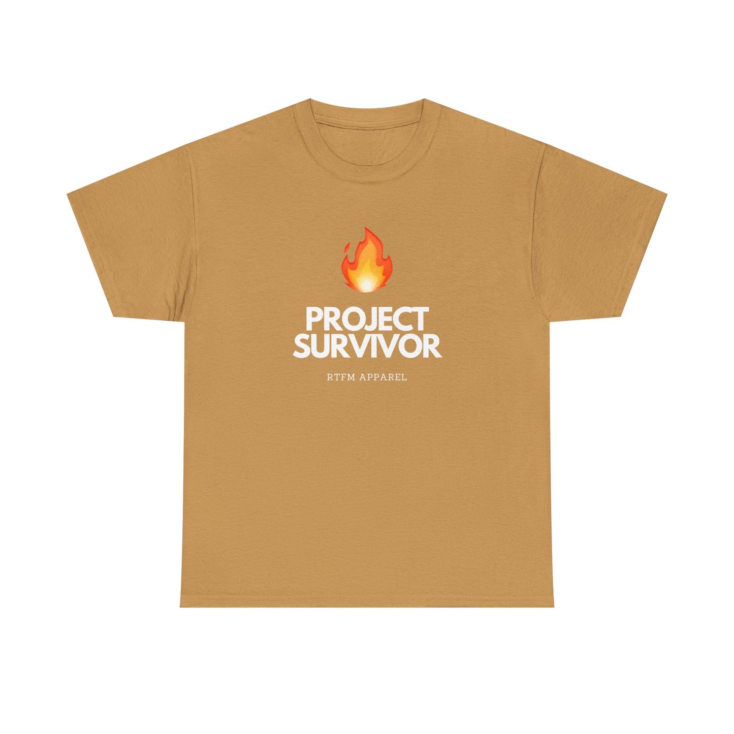 Project Survivor RTFM Apparel Flame Design - Tech, IT, Cybersecurity Engineer Humor 2025