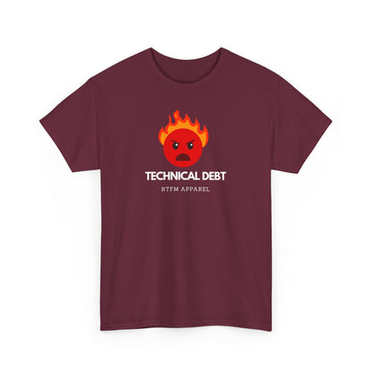 Technical Debt RTFM Apparel Funny Sysadmin Developer IT T-Shirt