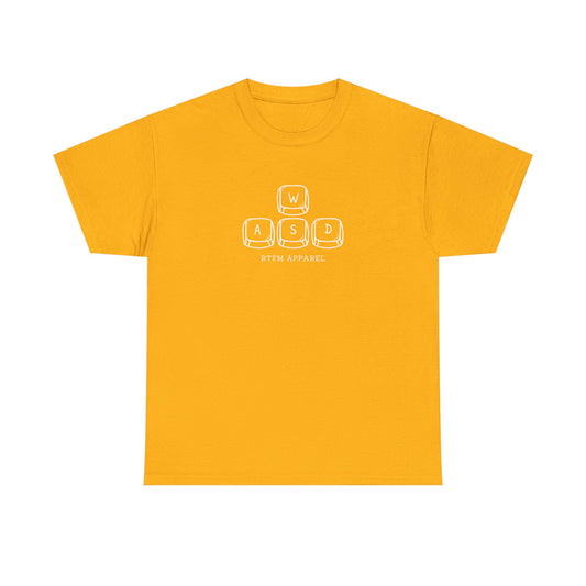 Funny WASD Gaming Keyboard RTFM Apparel T-Shirt For Tech Geeks