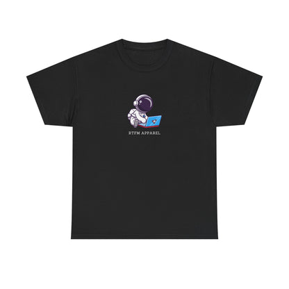 RTFM Apparel - Astronaut With Laptop Geek Humor Tech IT Sysadmin
