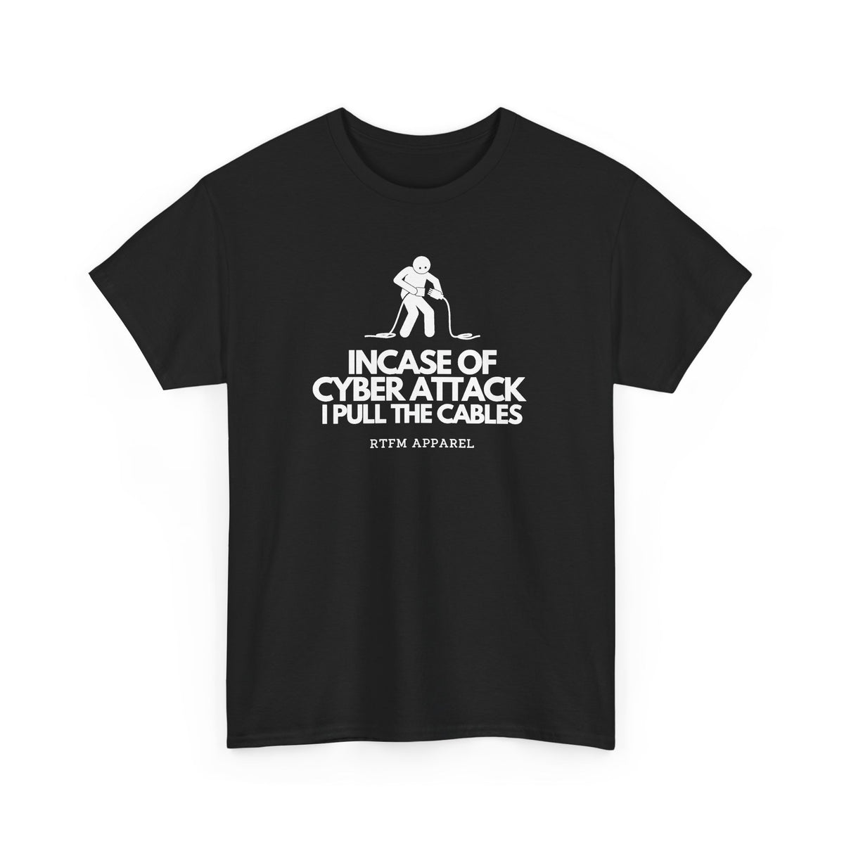 In Case Of Cyber Attack — Sysadmin Tee