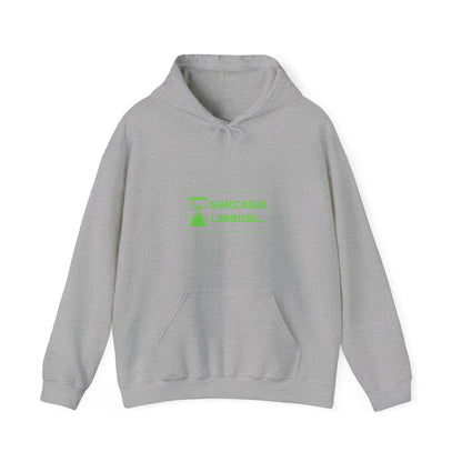 Sarcasm Loading Hoodie - IT Geek Humor, Tech Lover Gift, Funny Sysadmin Apparel