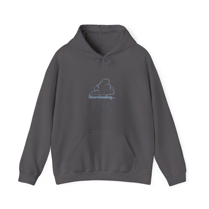 Downloading Cloud Hoodie - Geek Tech Humor IT Professionals