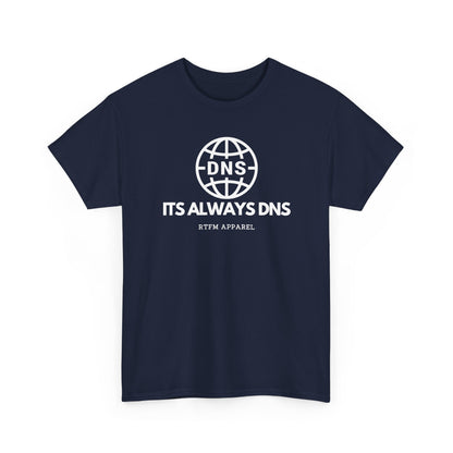 It's Always DNS Globe — Network Engineer Tee