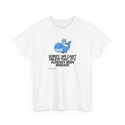 Happy Whale Splash Tech Humor — Cloud Engineer Tee