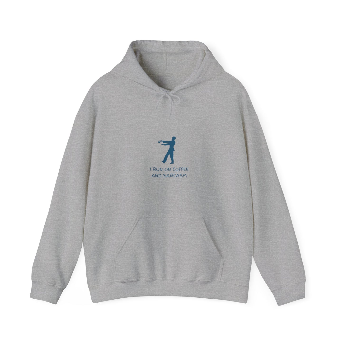 I Run On Coffee And Sarcasm - Funny Tech Geek Humor Hoodie