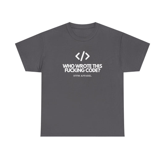 Who Wrote This Code? — Developer Tee