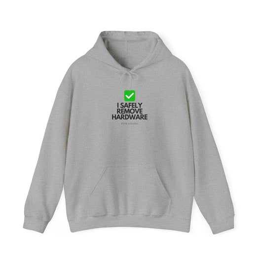 Green Checkmark Hoodie - Mission Accomplished, IT, Cybersecurity, Tech Life, Secured