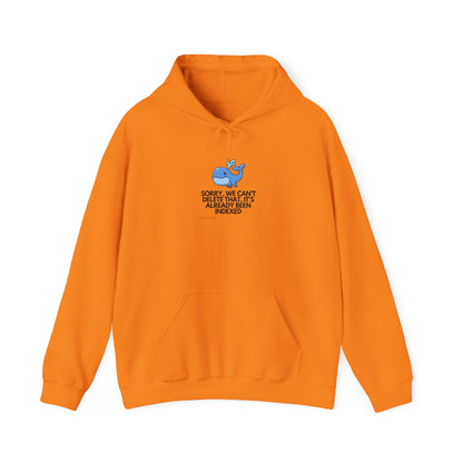 Playful Whale Tech Hoodie - DevOps, Docker, Cloud Fun