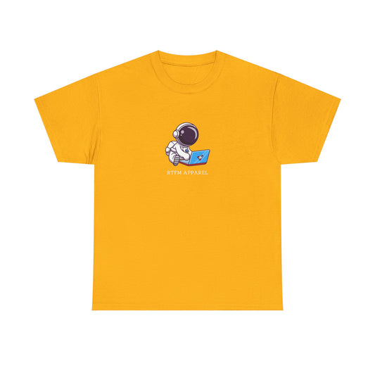 RTFM Apparel - Astronaut With Laptop Geek Humor Tech IT Sysadmin