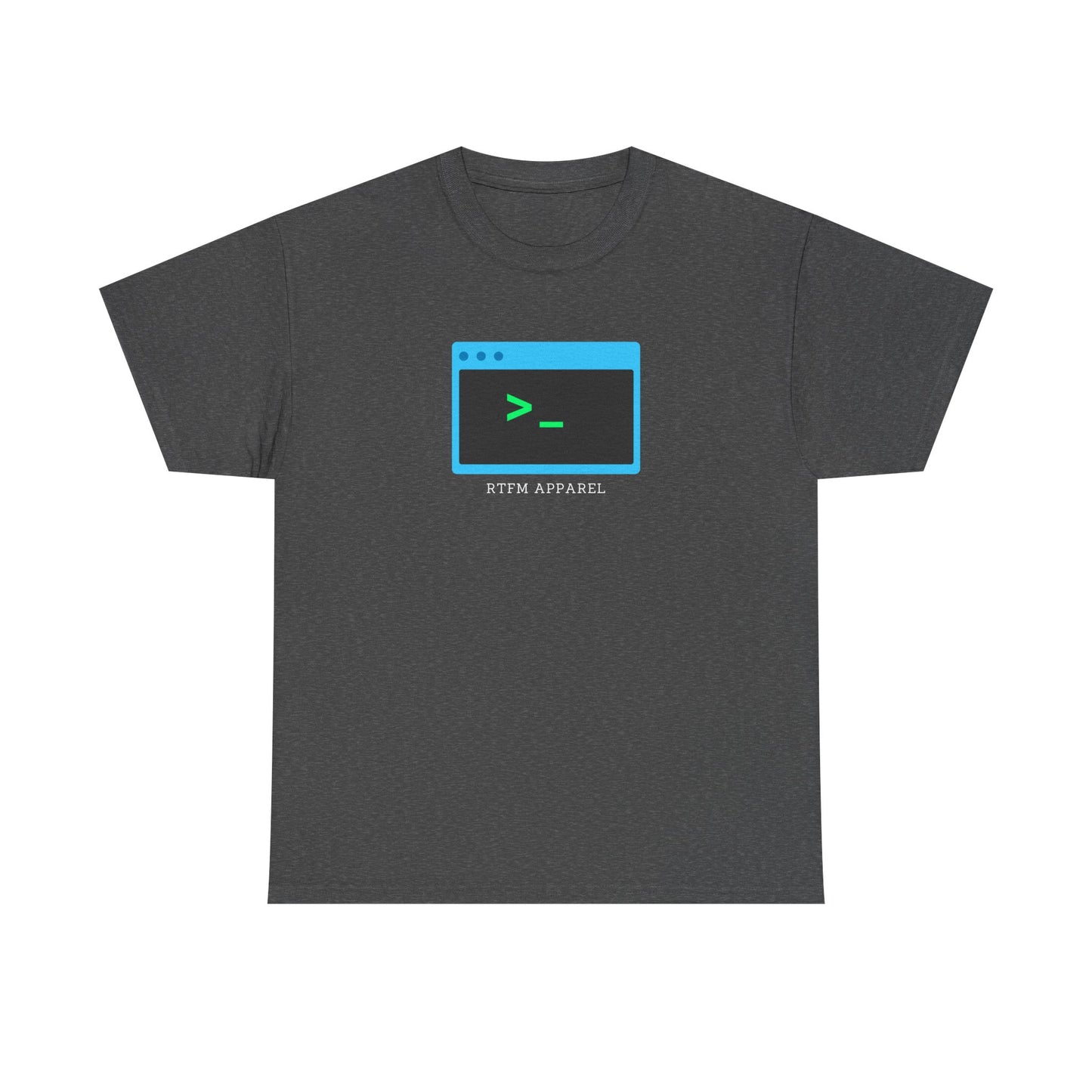 RTFM Terminal Command Nerd Humor T-Shirt - Geek, Sysadmin, IT Crowd, Developer, Programmer, Fun Tee