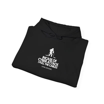 In Case Of Cyber Attack — Sysadmin Hoodie
