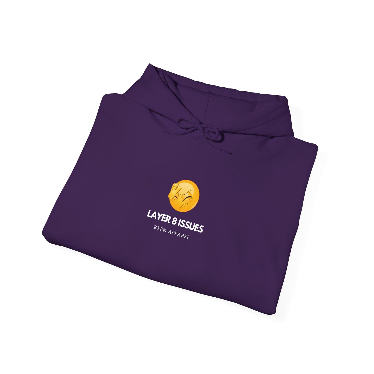 Layer 8 Issues Hoodie - RTFM Apparel, Geek Humor, IT, Techie, Network, Cybersecurity
