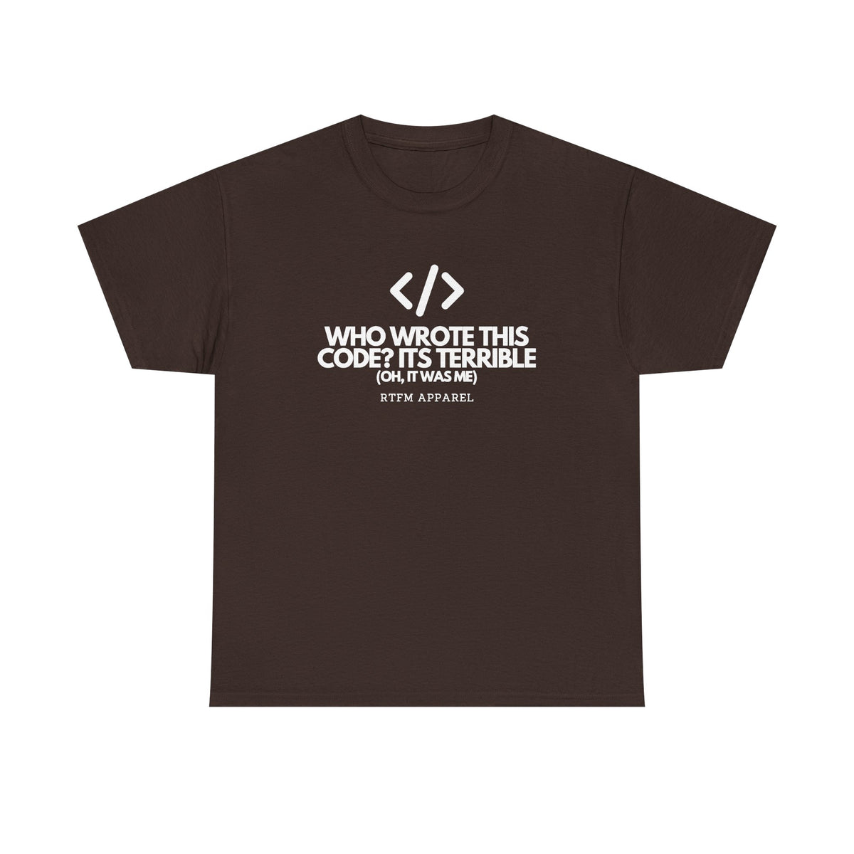 Who Wrote This Code? It's Terrible — Programmer Tee