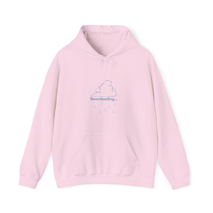 Downloading Cloud Hoodie - Raindrop Geek Chic