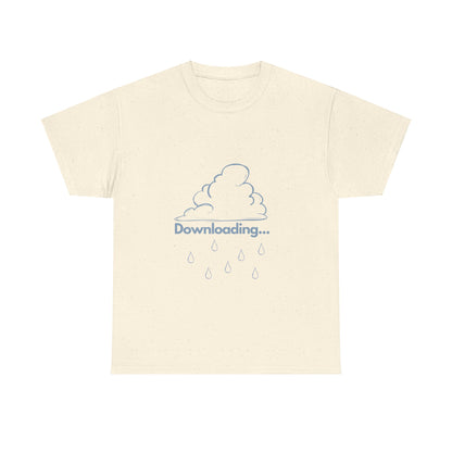 Downloading Cloud Raindrops - Tech Geek Humor