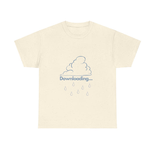 Downloading Cloud Raindrops - Tech Geek Humor