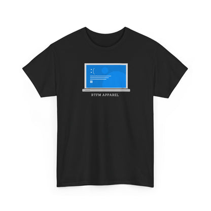 RTFM Apparel Laptop Funny Tech Humor - IT, Cyber Security, Geeky Tee