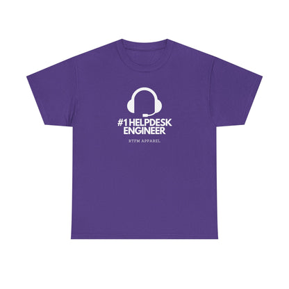 #1 Helpdesk Engineer Headset RTFM Apparel - Funny Tech, IT, Sysadmin