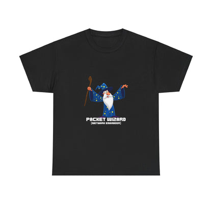 Packet Wizard Network Engineer Funny Tech Geek T-Shirt