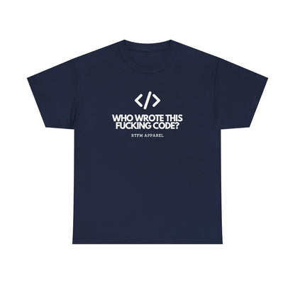 Who Wrote This Code? — Developer Tee