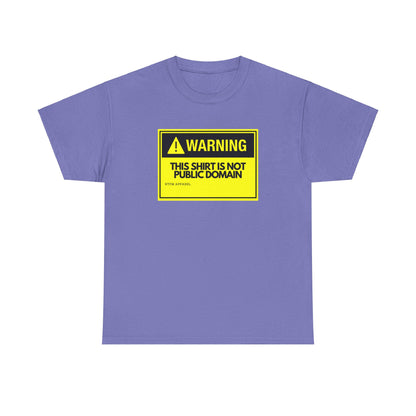 Warning This Shirt Is Not Public Domain Funny Tech Humor