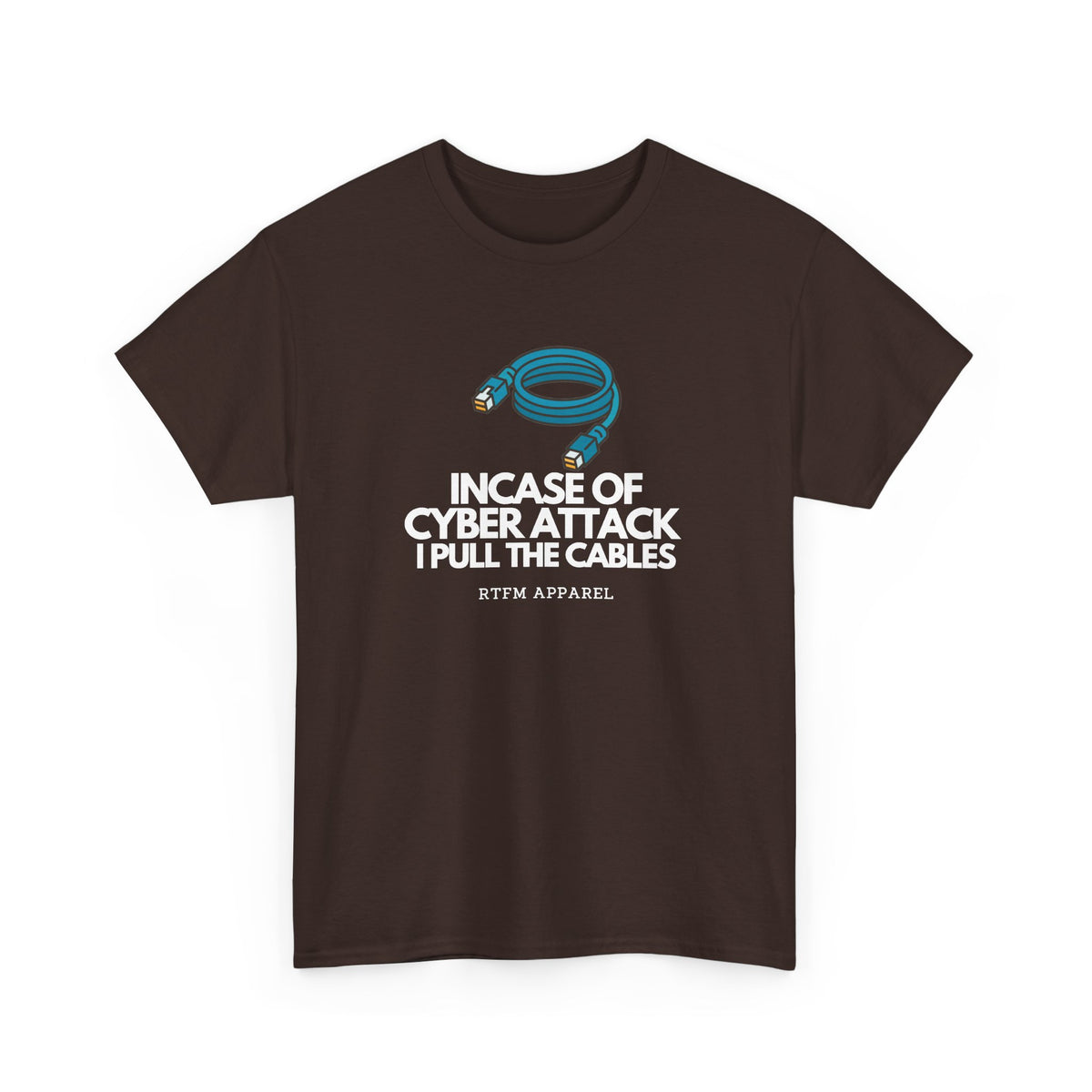 In Case Of Cyber Attack — Cybersecurity Tee