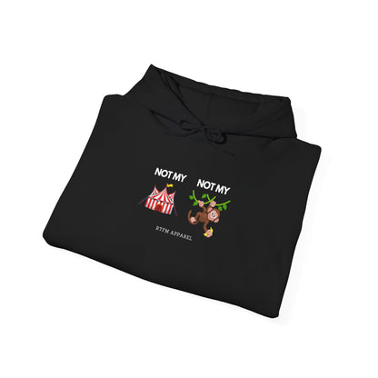 Not My Circus Not My Monkey Tech IT Hoodie RTFM Apparel Funny