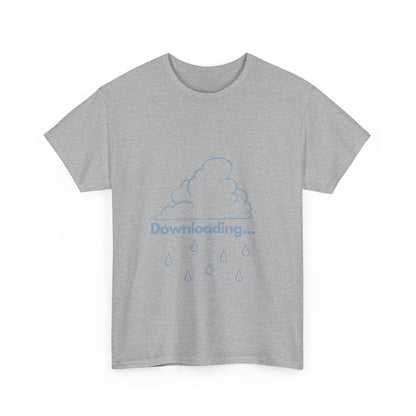 Downloading Cloud Raindrops - Tech Geek Humor