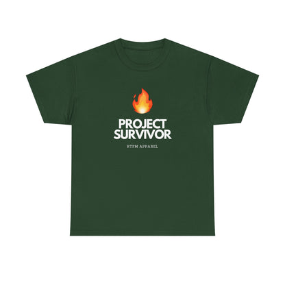 Project Survivor RTFM Apparel Flame Design - Tech, IT, Cybersecurity Engineer Humor 2025