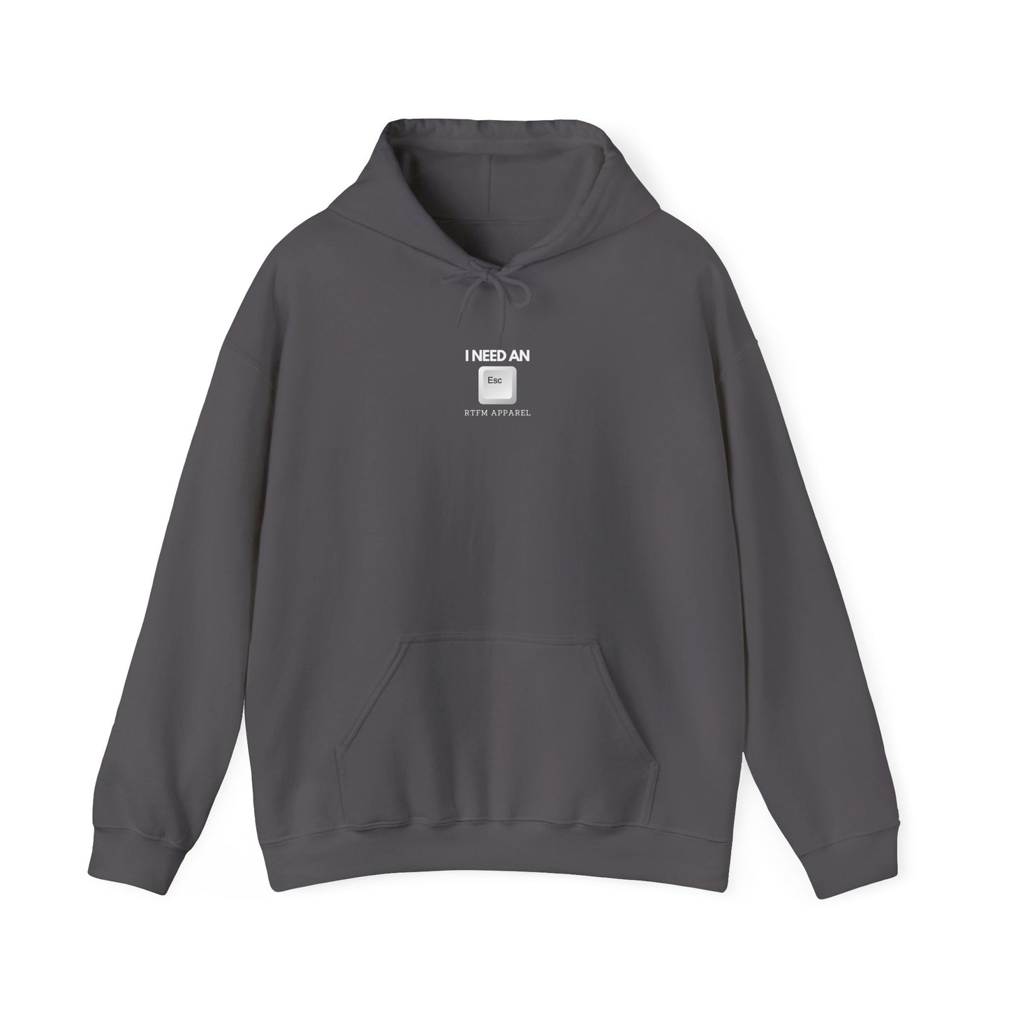 I Need An Esc - Geek And IT Professional Hoodie With Humor