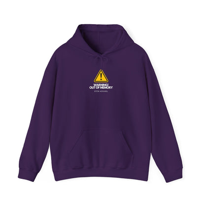 Warning! Out Of Memory - Fun Hoodie For Coders, Developers, IT Experts, Tech Geeks