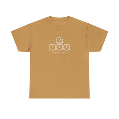 Funny WASD Gaming Keyboard RTFM Apparel T-Shirt For Tech Geeks
