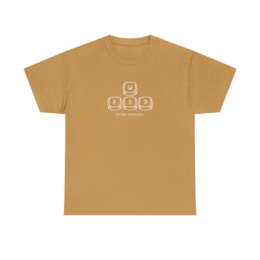 Funny WASD Gaming Keyboard RTFM Apparel T-Shirt For Tech Geeks
