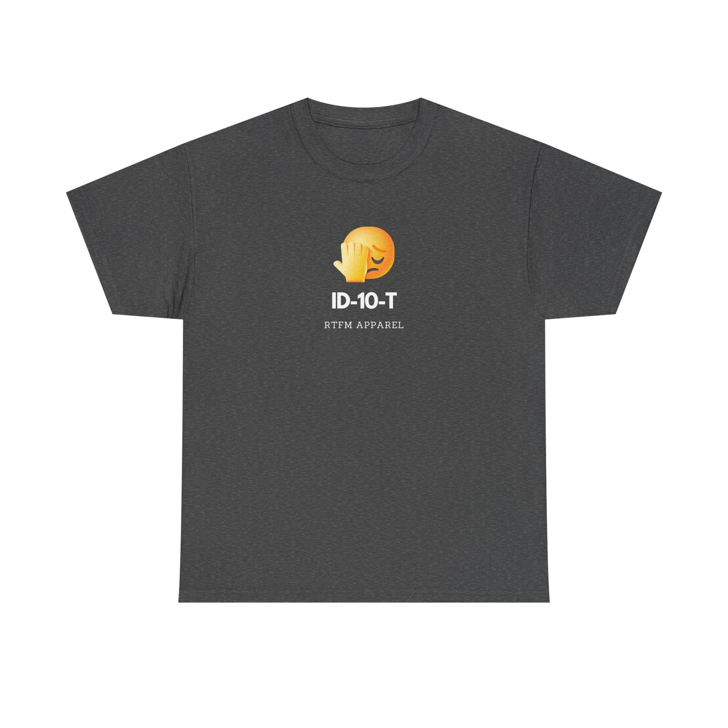 ID-10-T Funny Tech Humor T-Shirt For IT Professionals And Geeks