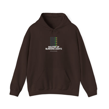 Master Of Blinking Lights Hoodie - IT Humor, RTFM Apparel, Tech Gift