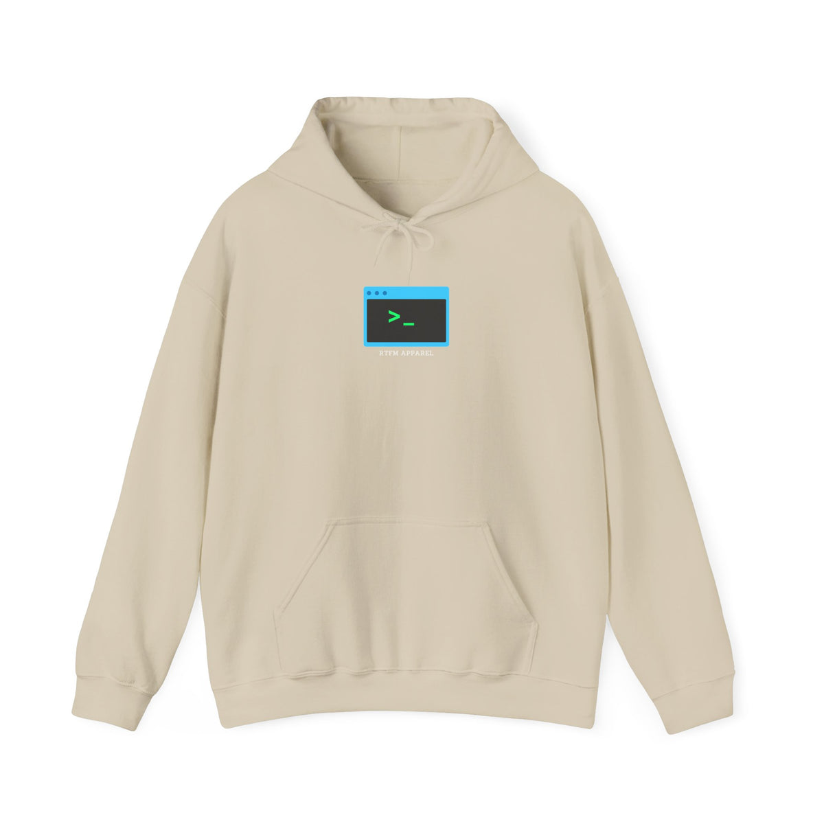 Cozy RTFM Terminal Command — Tech Hoodie
